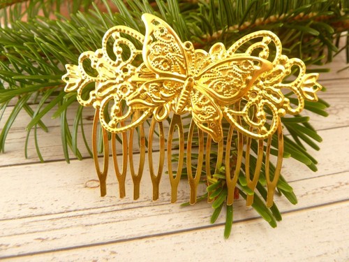 Elegant hair comb with - elegant,