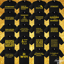 T-Shirt mit Spruch witzig Sprüche lustig fun Gold Glitzer Motiv Geschenk