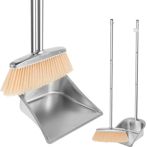 Besen und kehrschaufel set mit - besen,