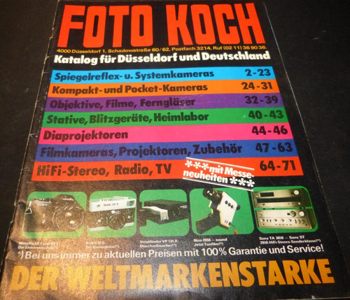 Foto koch katalog 70er - ca, 60/70er