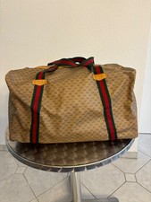 Gucci Reisetasche Vintage GG Supreme Weekender Duffle Bag mit Etui