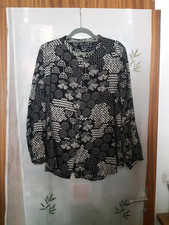 Bluse, Gr. XL (L), schwarz