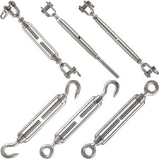 Wantenspanner Spannschloss Edelstahl VA Drahtseil Seilspanner Spannschraube