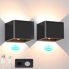 Cube Wandleuchte mit Bewegungsmelder Innen LED Akku Wandlampe USB Treppenlicht