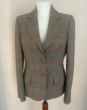 AIGNER Glen Plaid Twill Blazer Jacket Polo Luxus / NP 649,00 /NEU