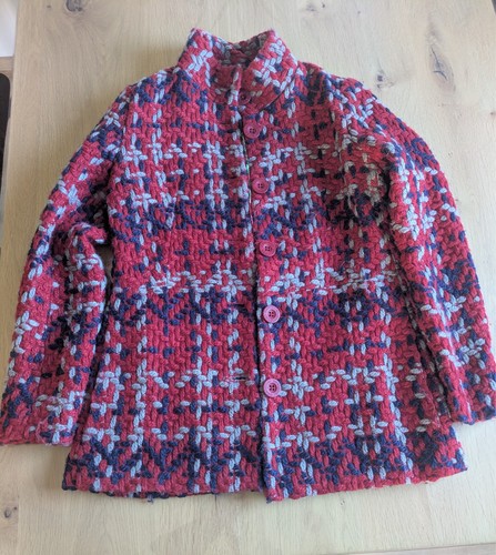 Desigual blazer rot blau grau - desigual,