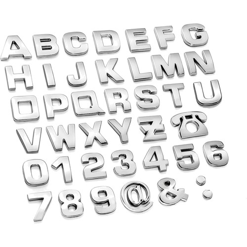 Auto aufkleber buchstaben - 3d,