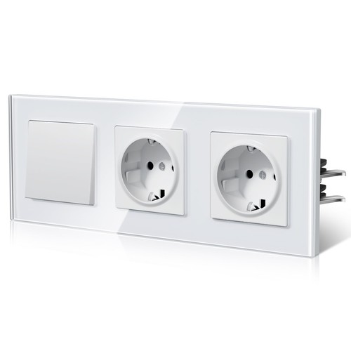 Light switch with glass - light,