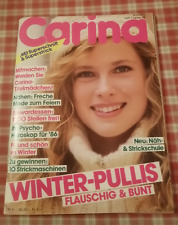 Carina Zeitschrift Mode Schnittmuster Rezepte Fasching Fasnet Strick Scule