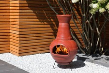 Extra großer Terrassenofen Aztekenofen aus Mexiko, Inkaofen, Terassenofen, Ton