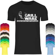 Grill BBQ Grillmeister Wurst Glut Parodie Grillen Barbecue Herren T-Shirt