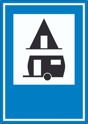 Campingplatz aufkleber - campingplatz,