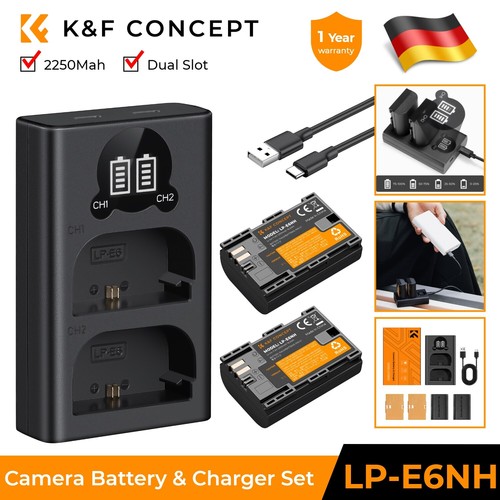 Concept e6nh 2x 2250mah - k&f,