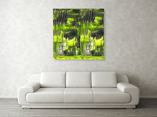 Abstrakt neon grau102x102 - abstrakt,