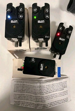 Delkim Tx-i (MK 1) 3+1 Funkbissanzeiger Set ROT, BLAU & GRÜN + RX 2004 Receiver