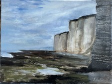 Original Ölgemälde Étretat