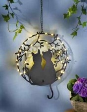 LED-Hängedeko Katzenpaar