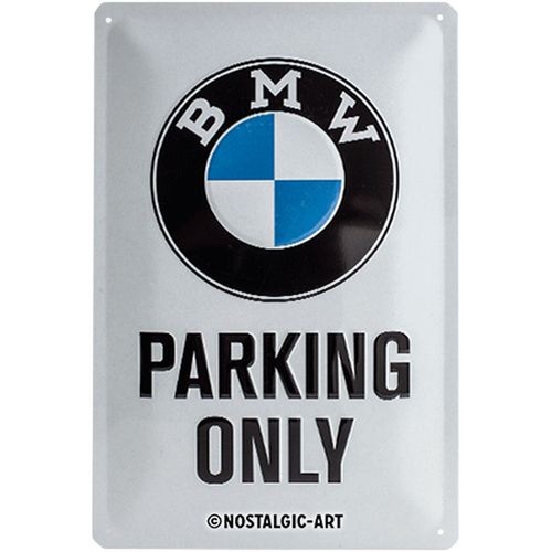 Relief blechschild bmw - relief-blechschild, "bmw