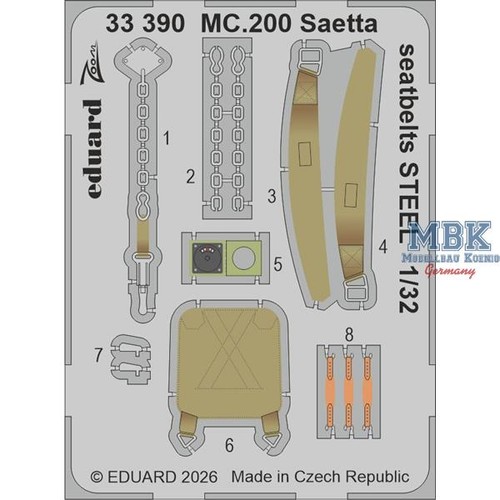 Eduard ed33390 macchi 200 - macchi, c.200