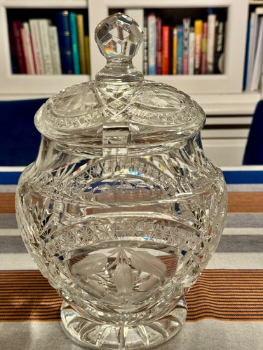Schwere kristallglas bowle - kristallglas,