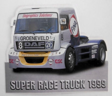 Werbe-Aufkleber DAF Super Race