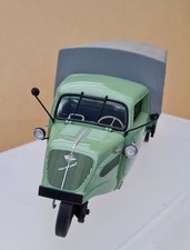Modellauto Tempo Hanseat 3-Rad-Lieferfahrzeug, 1:18 Grün/Grau