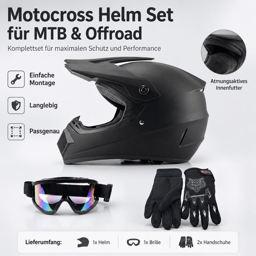 Motocross integralhelm enduro - integralhelm,
