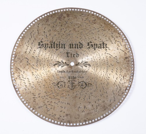 Polyphon blechplatte 50cm - polyphon,