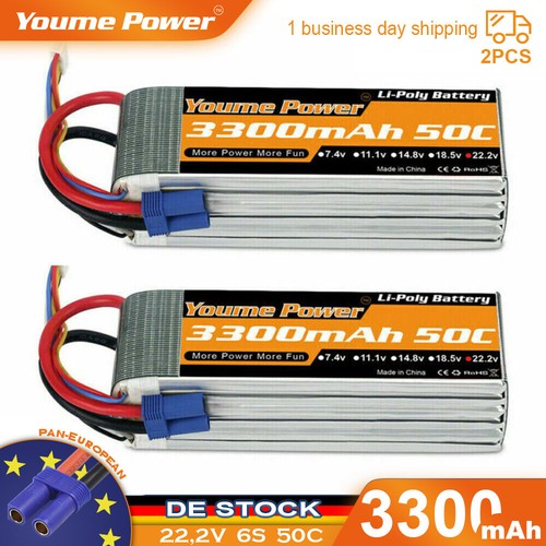 2stück 3300mah 6s - 22,2v,