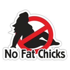 Aufkleber Wetterfest NO FAT