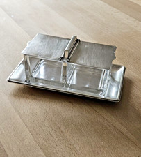 Marmeladenbehälter  Zuckerbehälter WMF Honig Gelee Glas Cromargan Retro Vintage