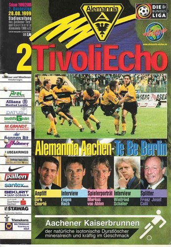 Fussball programmheft 99 00 - ,
