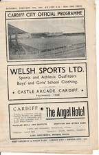 Cardiff City v Aberaman (War
