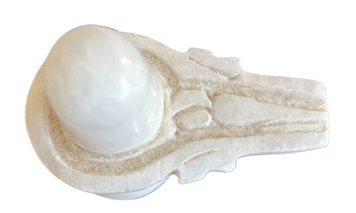 Weißer marmor shiva lingam - weißer,