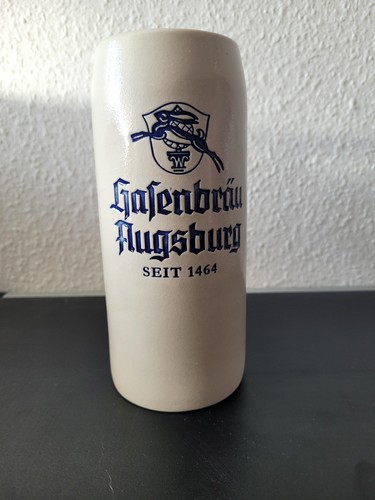 Bierkrug hasenbräu augsburg - hasenbräu,