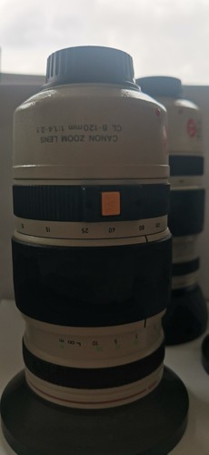 Drei canon zoom - drei, linsen