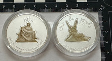 2x Münze ANTONIO CANOVA
