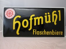 Altes Emailschild Brauerei ~
