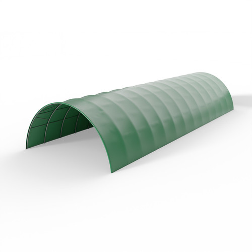 Rundbogenhalle 2x18 pvc - 12,2x18,