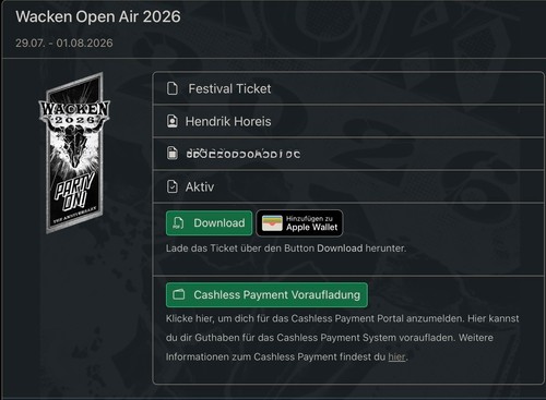 Wacken open air 2026 - open,