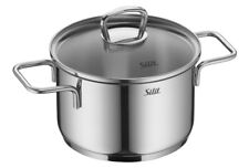 Silit Alicante Fleischtopf Ø16 cm Edelstahl Rostfrei Induktion Kochtopf 1,9Liter