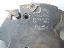 1 Leitz Fräser Fräskopf Dufix Nr. 2 Profilfräser Nutfräser Haustür Beschlag k16