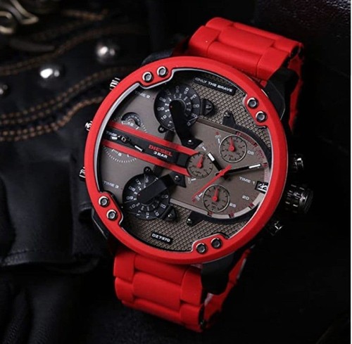 Diesel dz7370 red quartz watch - dz7370,