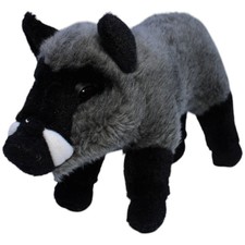 Schönes Wildschwein, dunkelgrau Kuscheltier 25cm Gebraucht Wildschwein