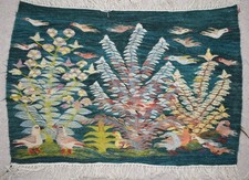 Handgewebter Wollteppich