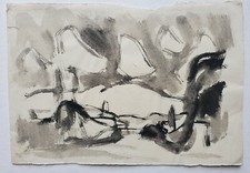 Gemälde Tusche Landschaft