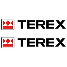 2 x TEREX 48cm x 8,4cm