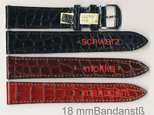 ECHT ALLIGATOR-LEDER-UHRENBAND