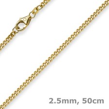 2.5mm curb chain necklace 585