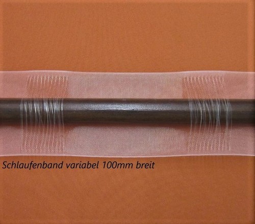 Gardinenband transparent - 3m,